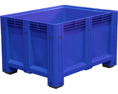 Пластиковый контейнер Big Box 1200x1000x760 сплошной на ножках 